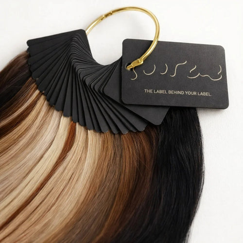 custom branded color ring for creating your own hair extension brand